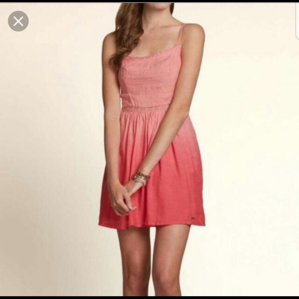 Hollister pink ombré mini dress *size XS*